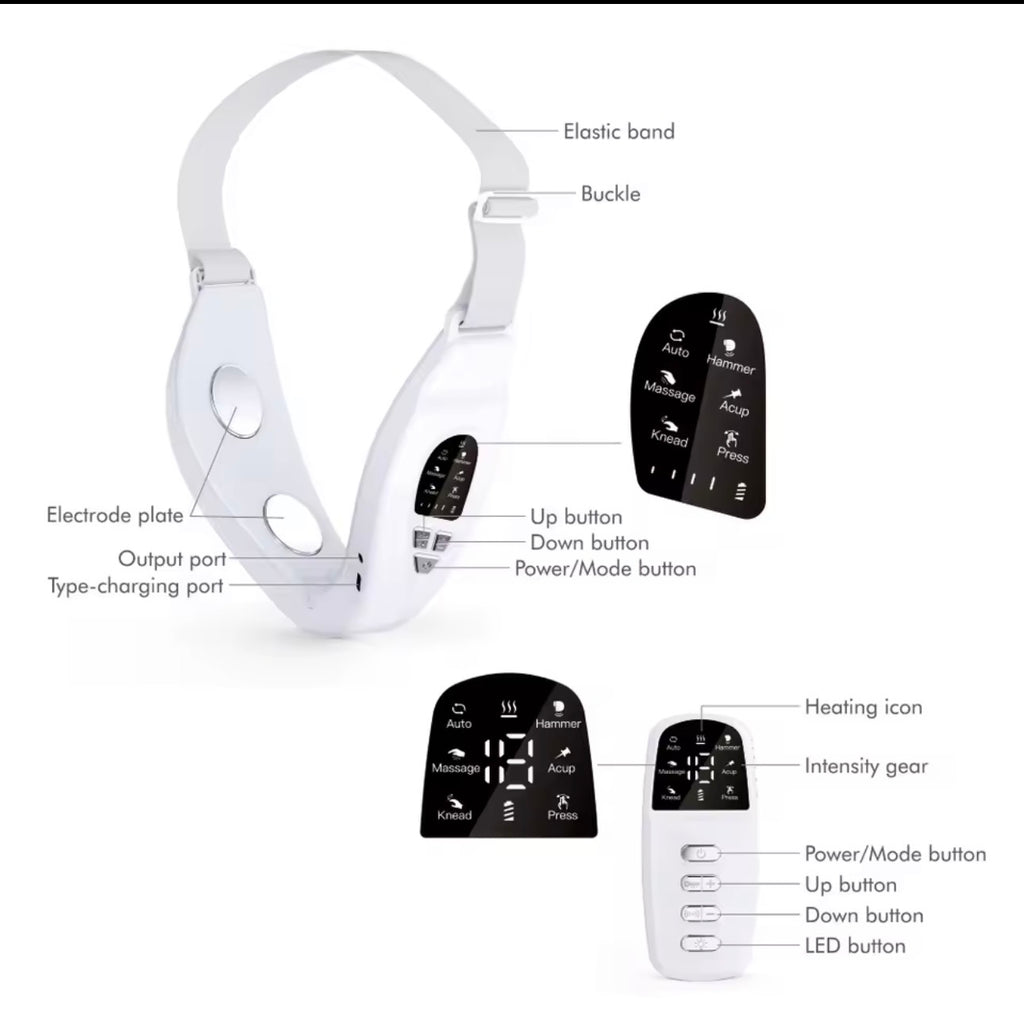 6-in-1 LED Facial Massager