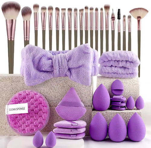 All-in-one Beauty brush & Sponge set