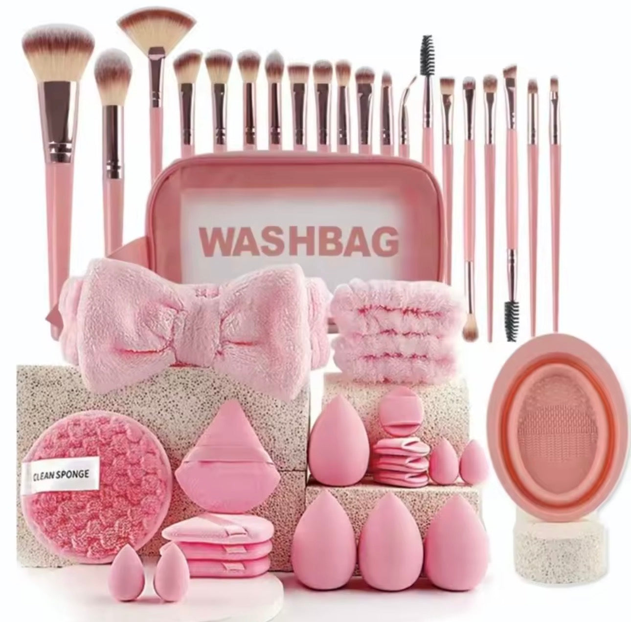 All-in-one Beauty brush & Sponge set