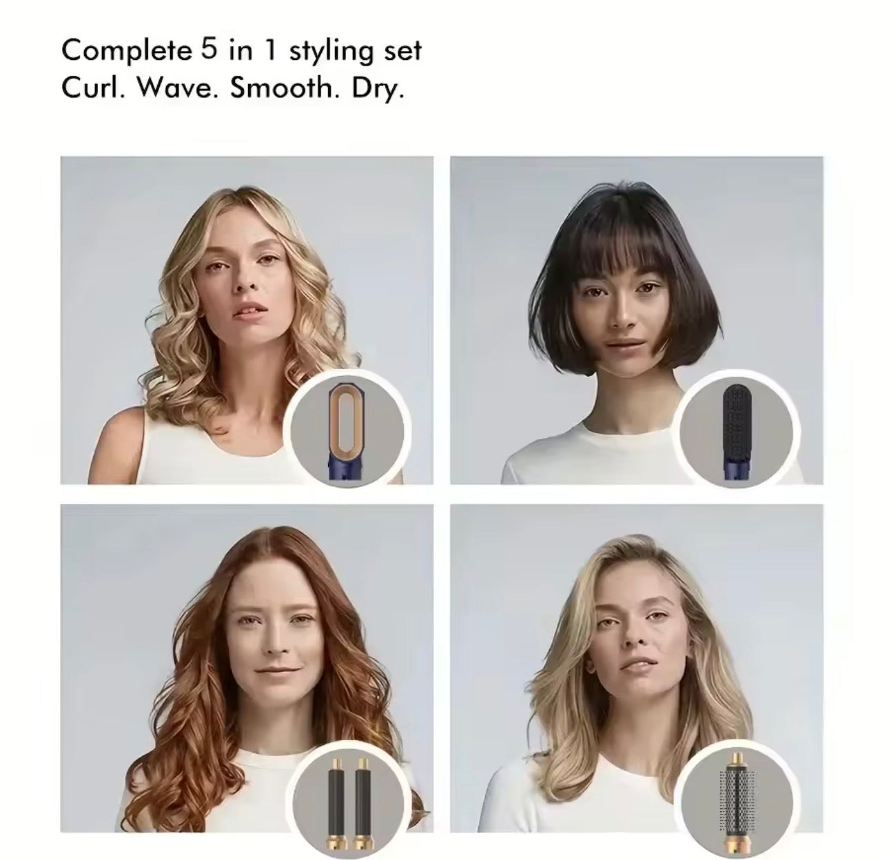 5-in-1 Electric Hair Styling Set